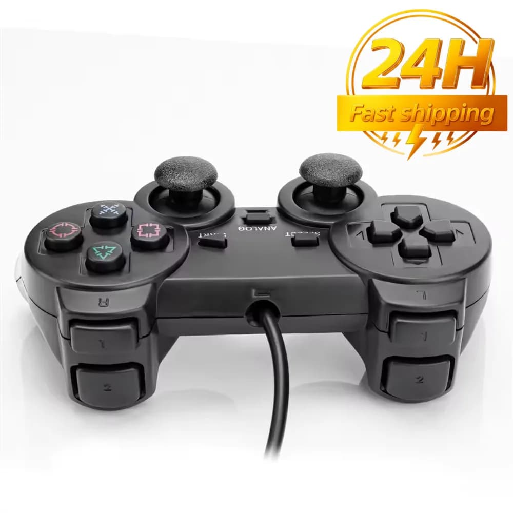 For PS2 Wired gamepad  Controller Game Joystick Vibration Game Controller for PlayStation 2 Ps2 controller Game