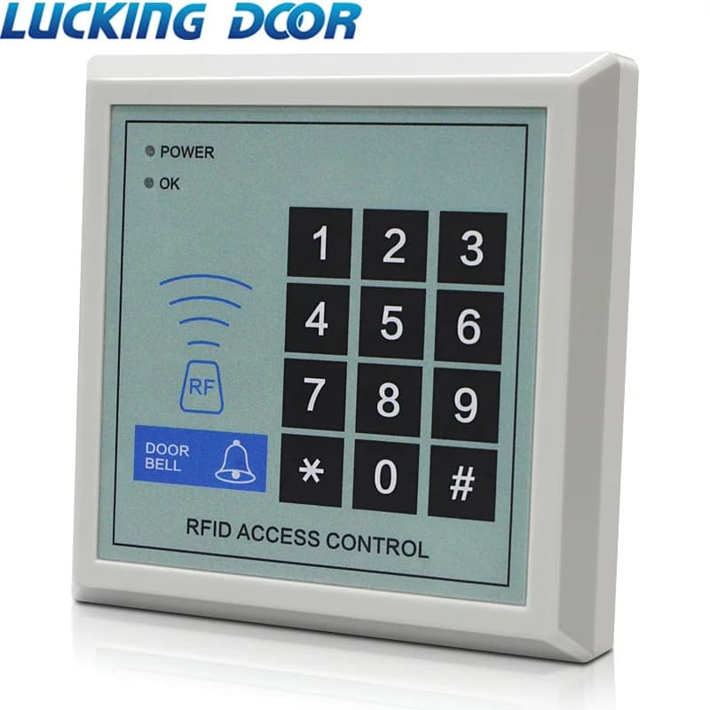 Standalone RFID Access Control System Device Security Protection 125Khz 1000user Proximity Card Reader Password/Card Unlock