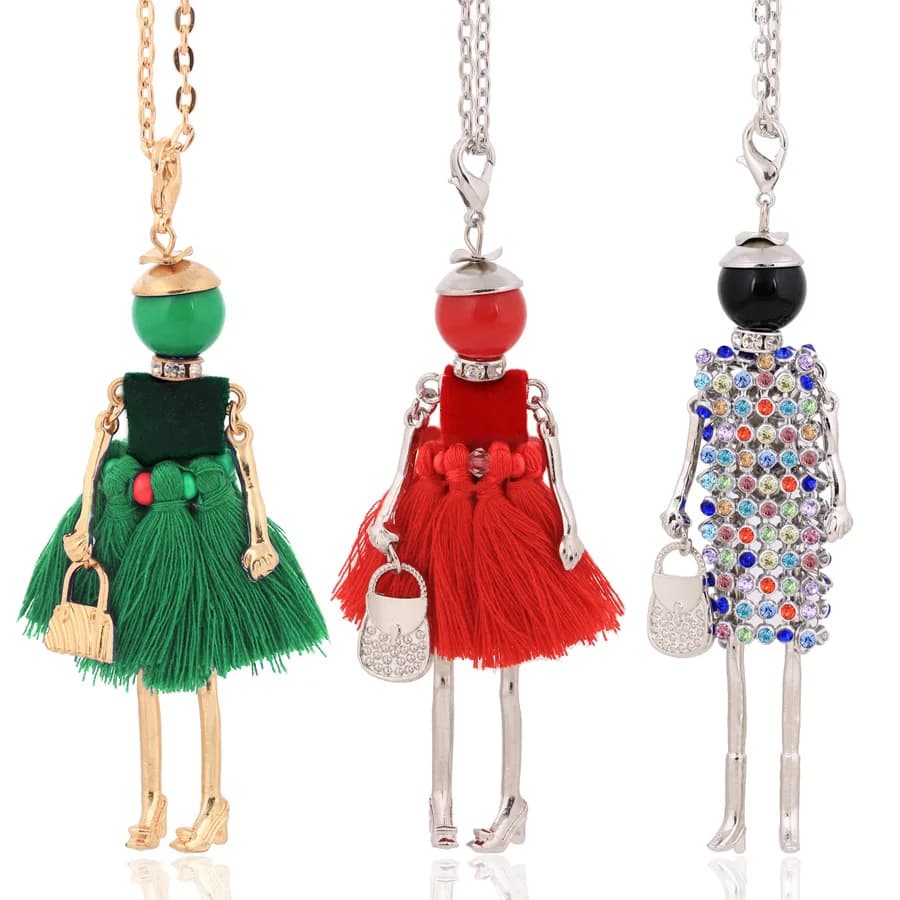 Fashion Necklaces For Women Female Long Necklace Lady Necklace & Pendant Chains  Jewelry Gifts