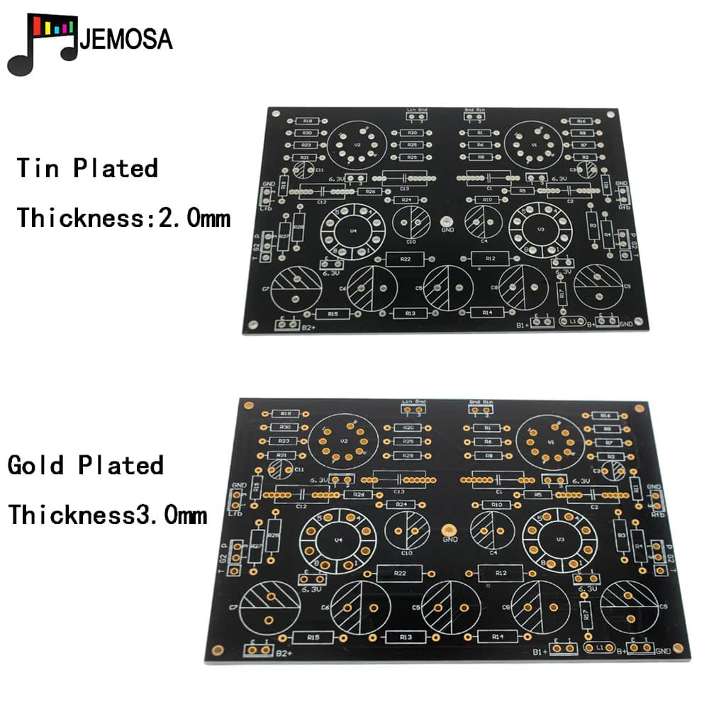 DIY Projects Audio Single-ended Amplifiers Board 185*125 FR4 PCB Board EL34 Board Free Shipping