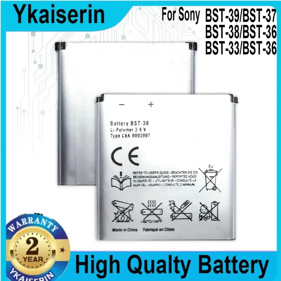 For Sony Ericsson Battery BST-33 BST-38 BST38 BST-37 BST37 BST-BST  BST36 BST-39 BST 39 33 36 37 38 BST39 Battery Batteries