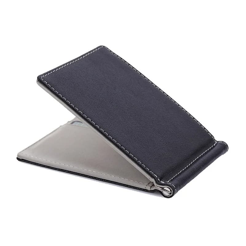 Men Bifold Business Leather Wallet Luxury Brand Famous ID Credit Card Visiting Cards Wallet  Money Clips 2023