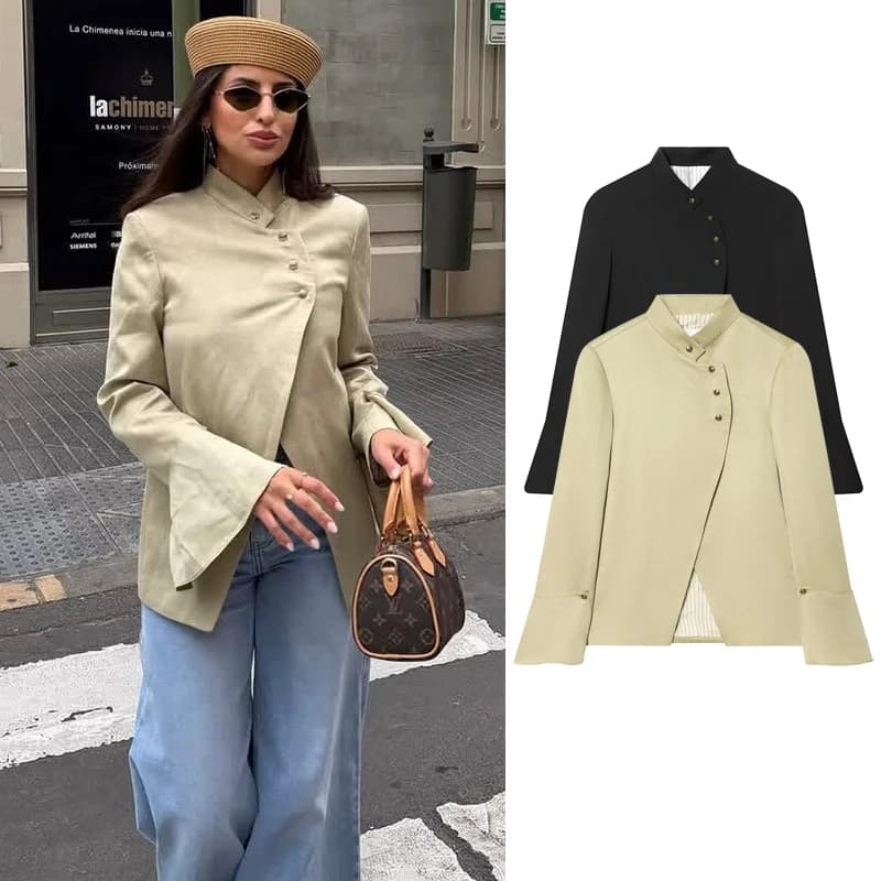 Women's New Blazers Autumn 2026 Fashion Elegant Office Women's Suit Jackets Chic Youth Holiday Party Jackets Street Autumn Coats