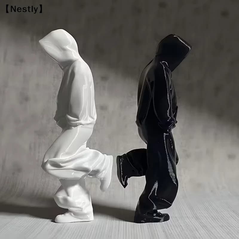 3d Printed Home Decor LivingRoom Decoration Figure Resin Crafts Sculpture Home Accessories Figurines For Interior〔Nest〕