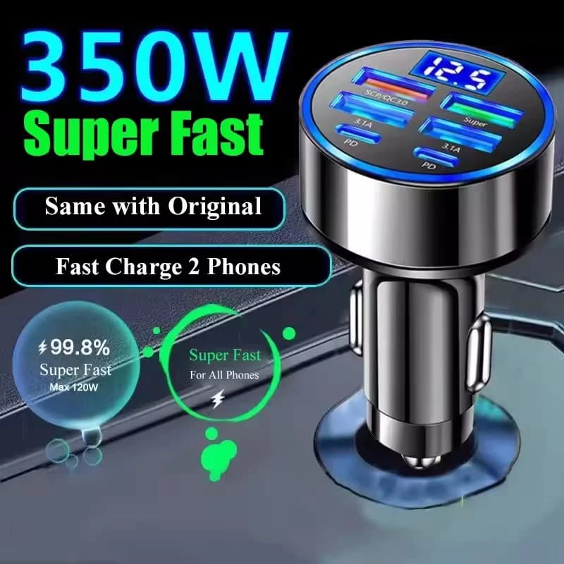 USB-C car charger adapter, product view