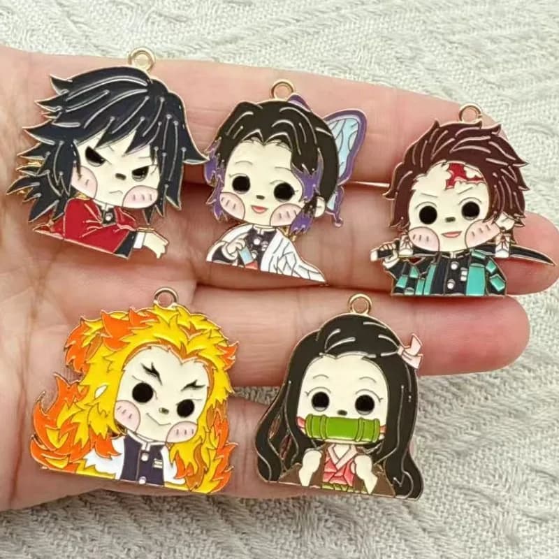 10 pcs Cartoon Charms Enamel Charms Pendants for Jewelry Making Necklaces Earrings Braceltes DIY Crafts Gifts