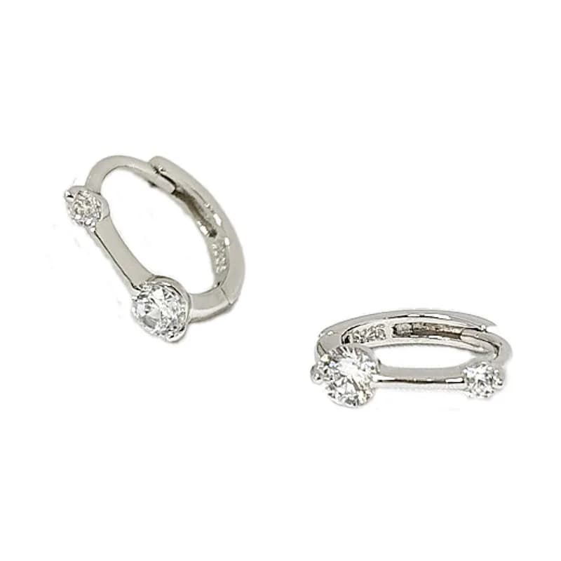 925 Sterling Silver Earrings Exquisite Petite Simple Unique Style Elegant Fashionable Light Luxurious Ear Accessories for Women