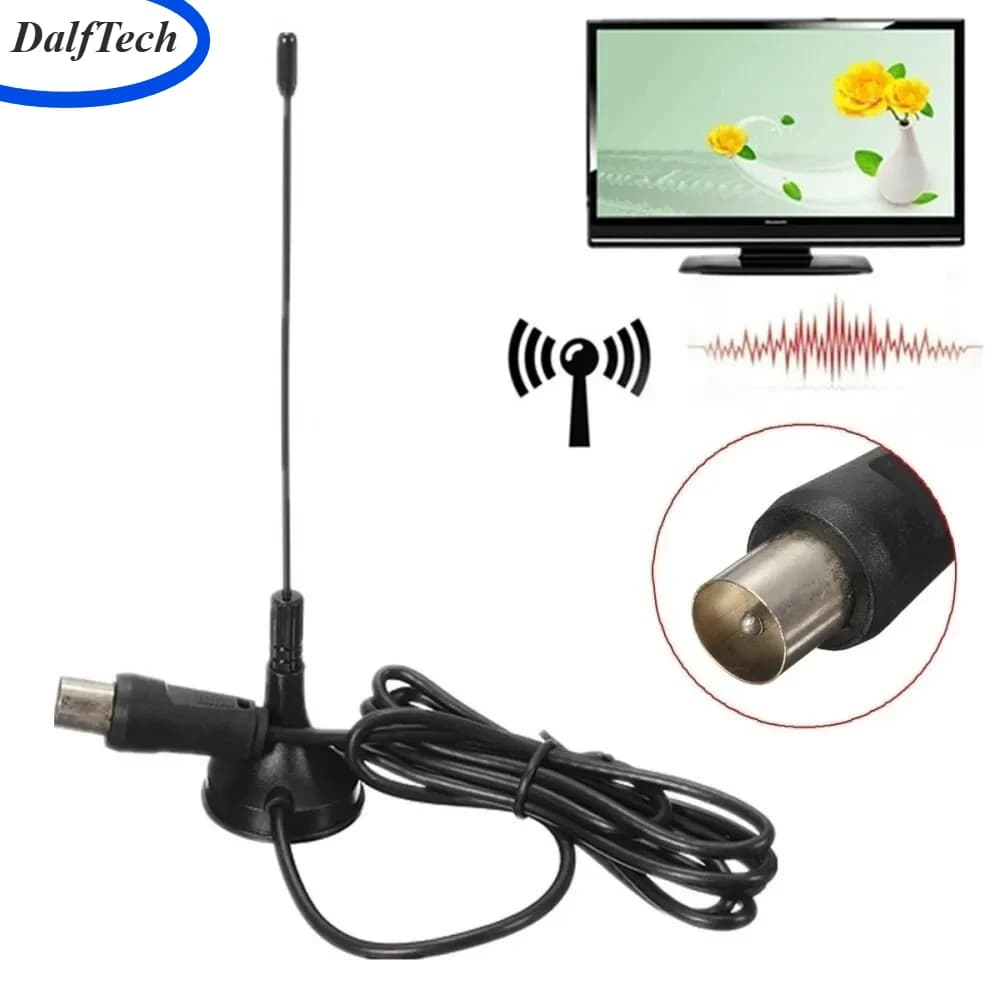 5dBi DVB T Mini TV Antenna Aerial Booster CMMB Televison Receivers New Freeview HDTV Digital Indoor Signal Receiver