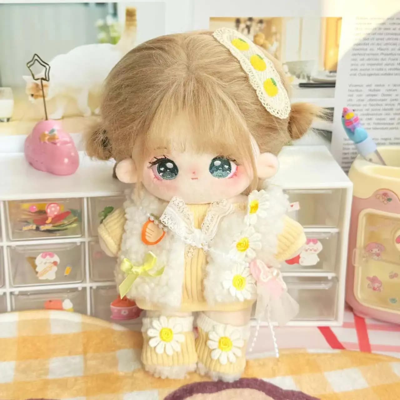 Baby Plushies Dolls Toys Gift Cute Face Idol Game Characters Doll Nude Cotton Body Dolls Interchangeable Clothes Anime New Idol