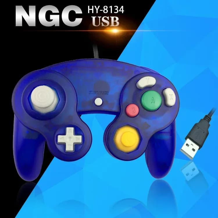 Retro game For Gamecube Controller USB Wired Handheld Joystick For Nintendo NGC GC Controle For MAC Computer PC Gamepad ns