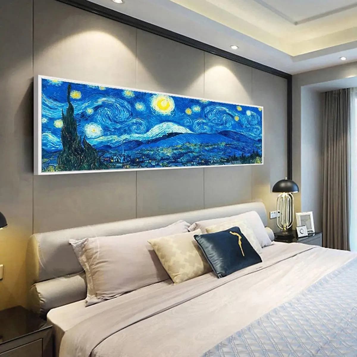 DIY Diamond Painting Van Gogh's Starry Sky 5D  Full Round Diamond Dome Decoration Painting
