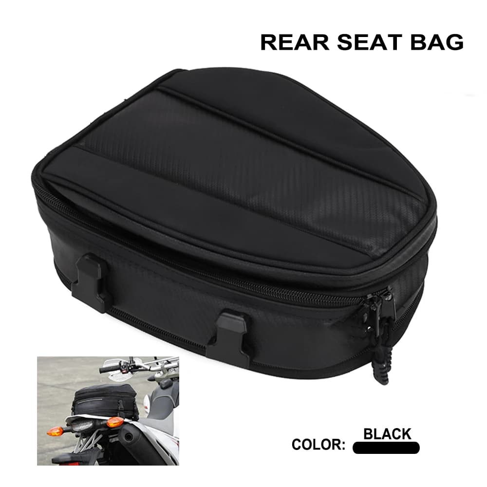 Tail Bag Motorcycle Parts Rear Seat Bag Back Bags Waterproof Universal For KTM Suzuki Dirt Pit Bike Motorcycles Accessories