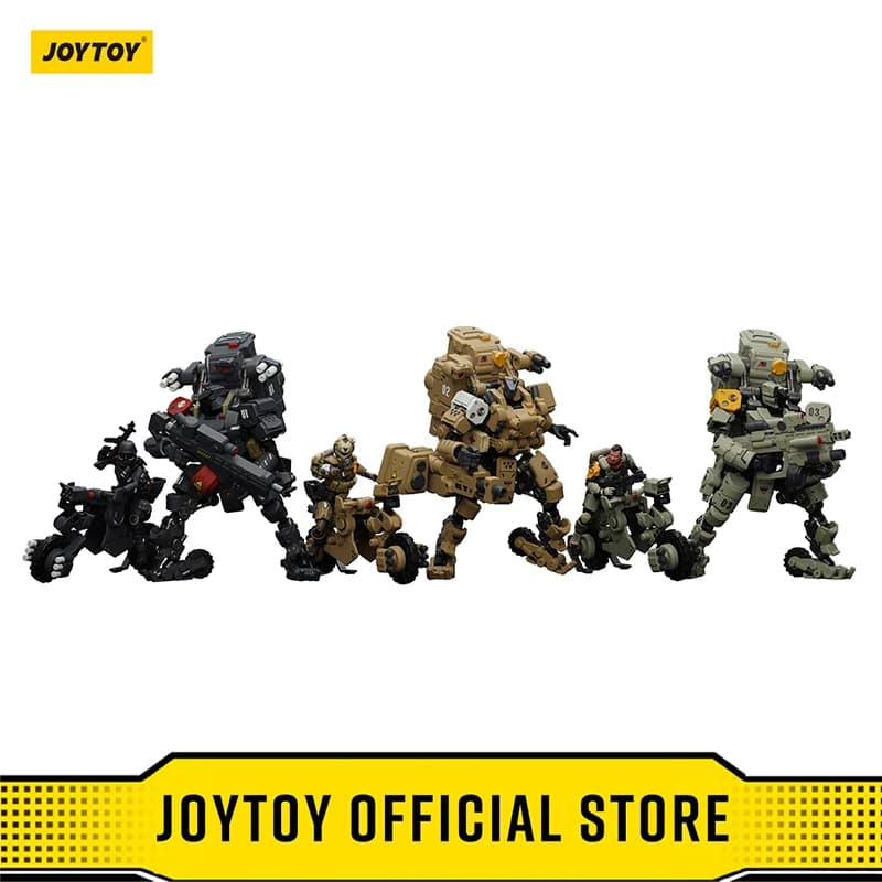 JOYTOY  1/25 Action Figures Mech Fear XS-01 Night Raid type XS-02 Assault type XS-03 Tactical type