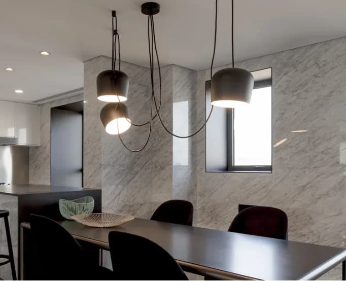Lighting for Living Room Modern Simple Aluminum Drum Industrial Wind Clothing Shop Cafe Sky Girls Scattered Chandelier