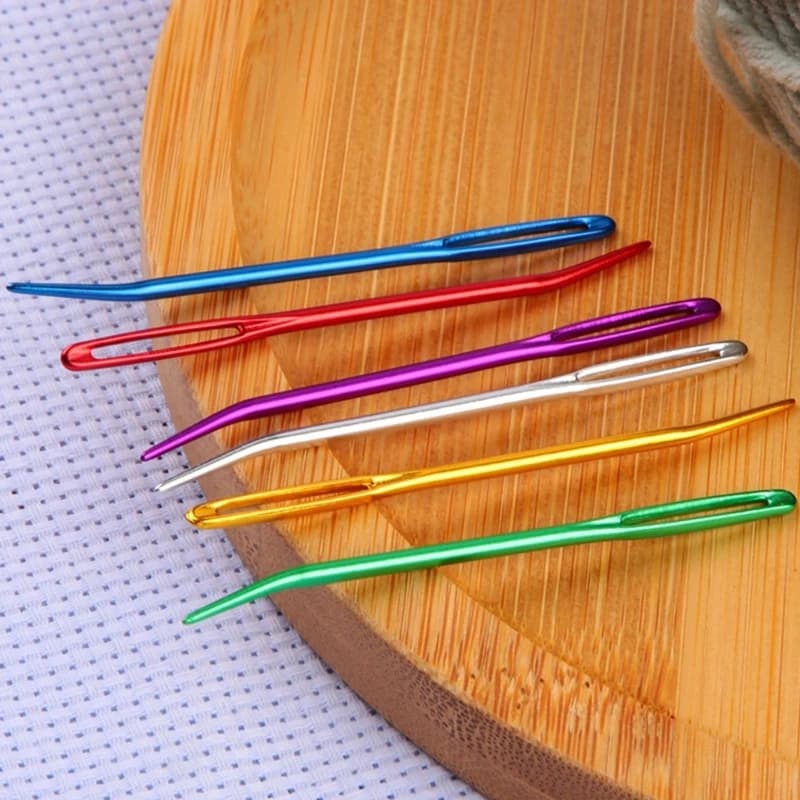 Sewing Needle Set Large Eye Needle Embroidery Bent Needle Yarn Darning Needle for Wool Sewing Knitting Crocheting