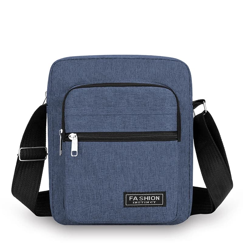 New Men Crossbody Bags Men's Shoulder Bags Boy Messenger Bags Man Handbags for Travel Casual Large Satchel Grey