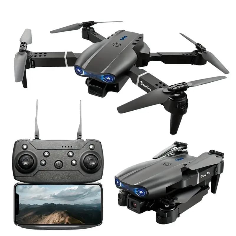 RC Drone 4K HD Dual Camera 5G WIFI FPV Foldable Quadcopter with Height Hold LED Lights Gift