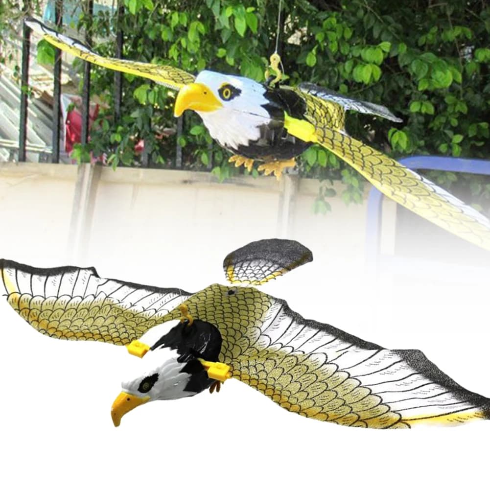 Bird Repellent Hanging Eagle Hawk Scarer Deterrent Repellent Hunting Garden Decoy Repellent Pest Protection Plants Garden Decor