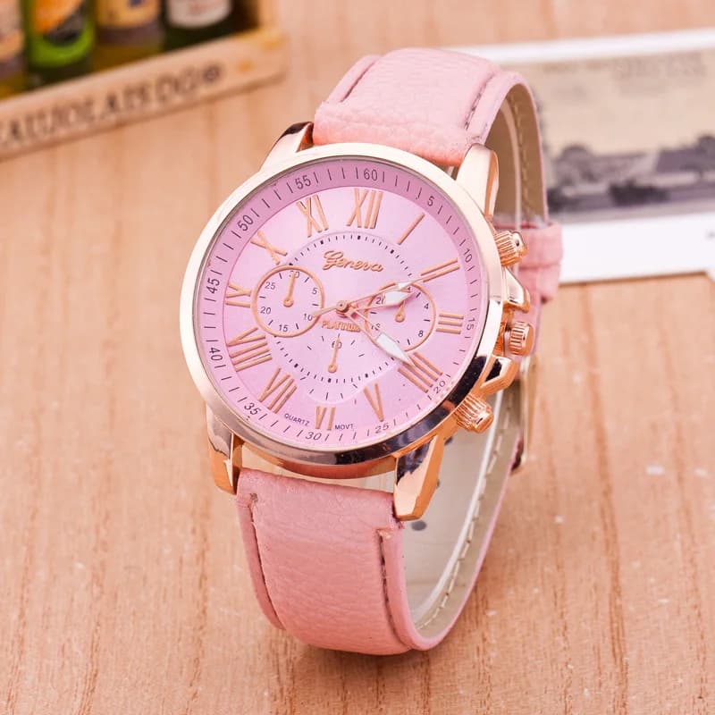Womens Watches Brand Sport Style Fashion Ladies Watch Leather Watch Women Girls Female Quartz Wristwatches Montre Femme