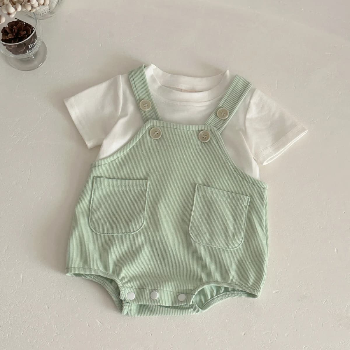New Baby Clothes  Summer Newborn Boys Girls Rompers Short-Sleeved Harness Infant Clothes Suitable for babies aged 0-18 months