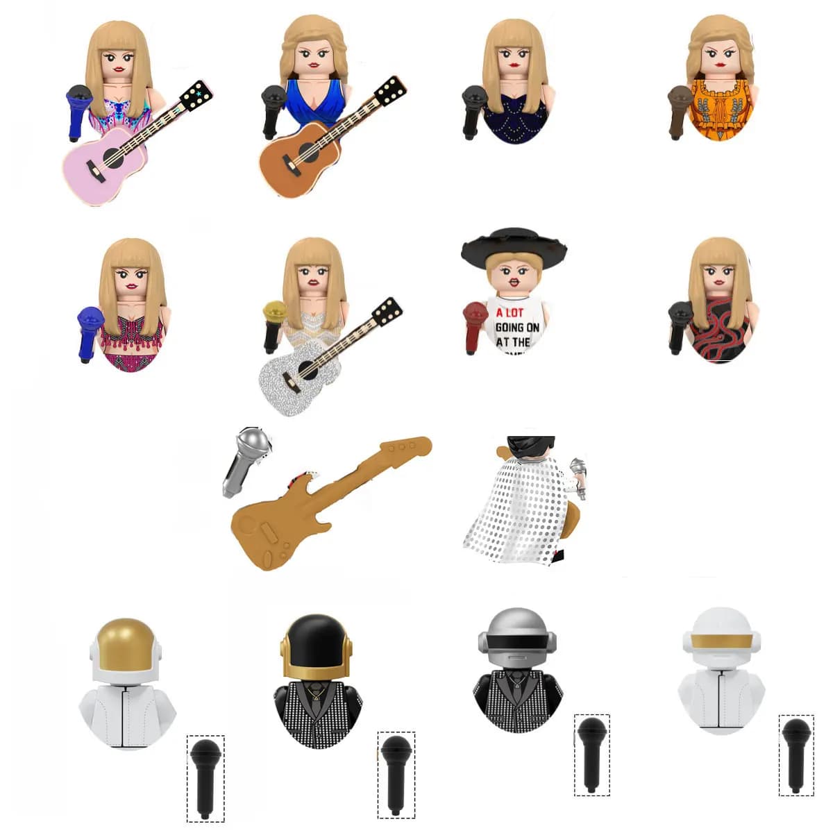 HOT TV series classic characters toy building blocks MINI bricks 3D dolls children's educational toys, festival party gifts