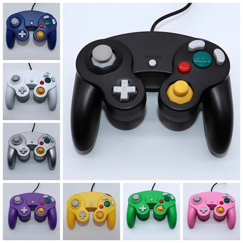 Gamecube NGC Wired Game Controller Handheld Joystick Game Accessory Compatible For Nintendo Switch/Lite Controllers