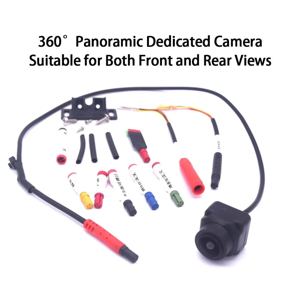 CVBS/720/1080P 360° Panoramic Car Camera Suitable  Android , Wide-angle Universal Panoramic High-definition Night Vision Camera
