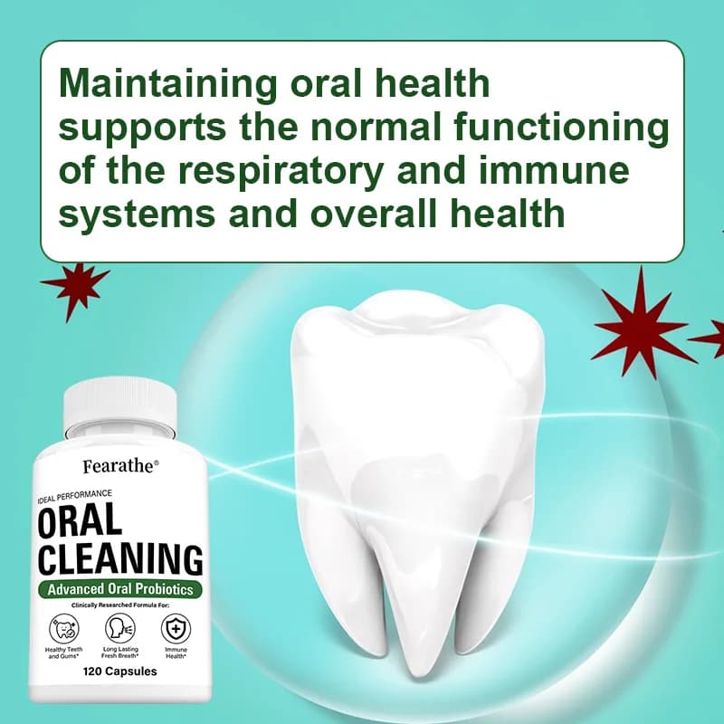 Oral Probiotics - Oral Cleaning Prevent Tooth Decay for Bad Breath, Support Teeth and Gum Health, Immune Health