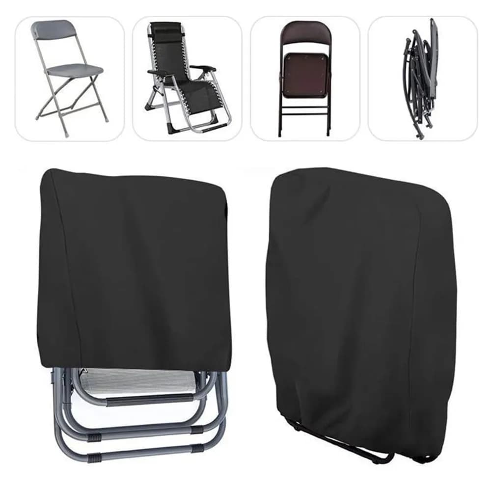 Folding Chair Dust Cover Outdoor Garden Chairs Storage Bag Patio Furniture Protector Waterproof Dustproof Chair  Cover
