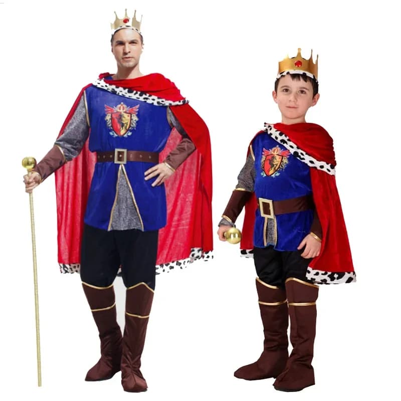 Adult Halloween Cosplay Costume Dance Performance Ancient King Outfit Prince Attire Men's Modern Dance Special Use Clothing