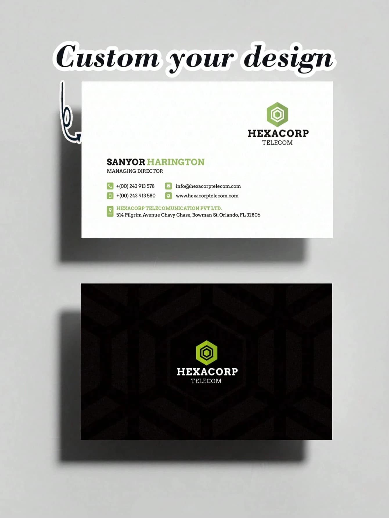 Custom Business Cards Laminated Upload Designs Logo Text Images Nail Barbershop Gift Promotional Cards For Business Office Schoo