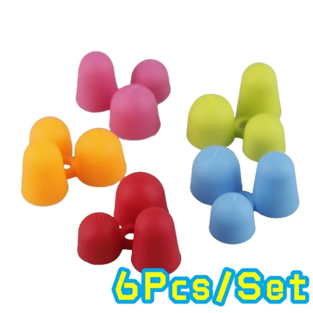 6Pcs Writing Correction Kit Suitable Various Pens Silicone Grips for Left and Right Handers for Correcting Handwriting