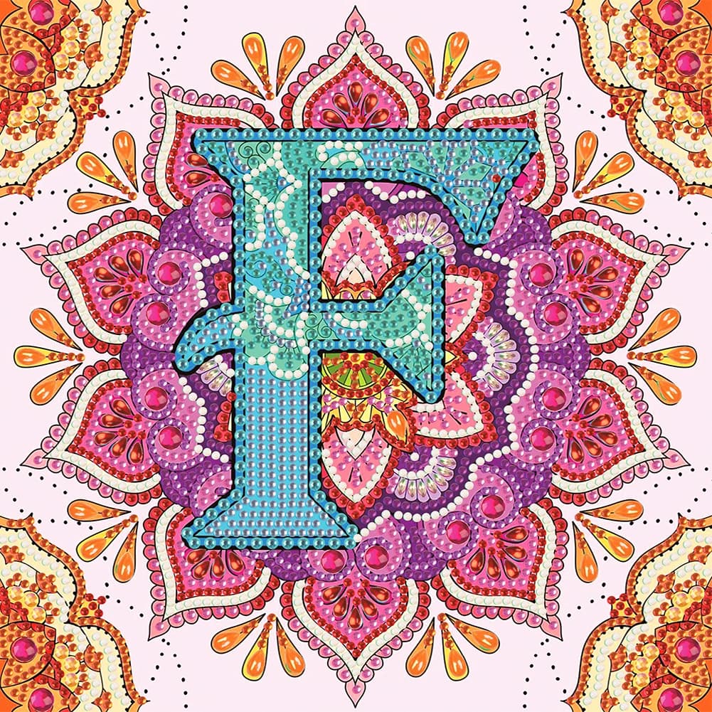 5D DIY Diamond Painting Capital Letters Diamond Embroidery Painting Full Round Diamond Mosaic DIY Rhinestones Home Decor Gift