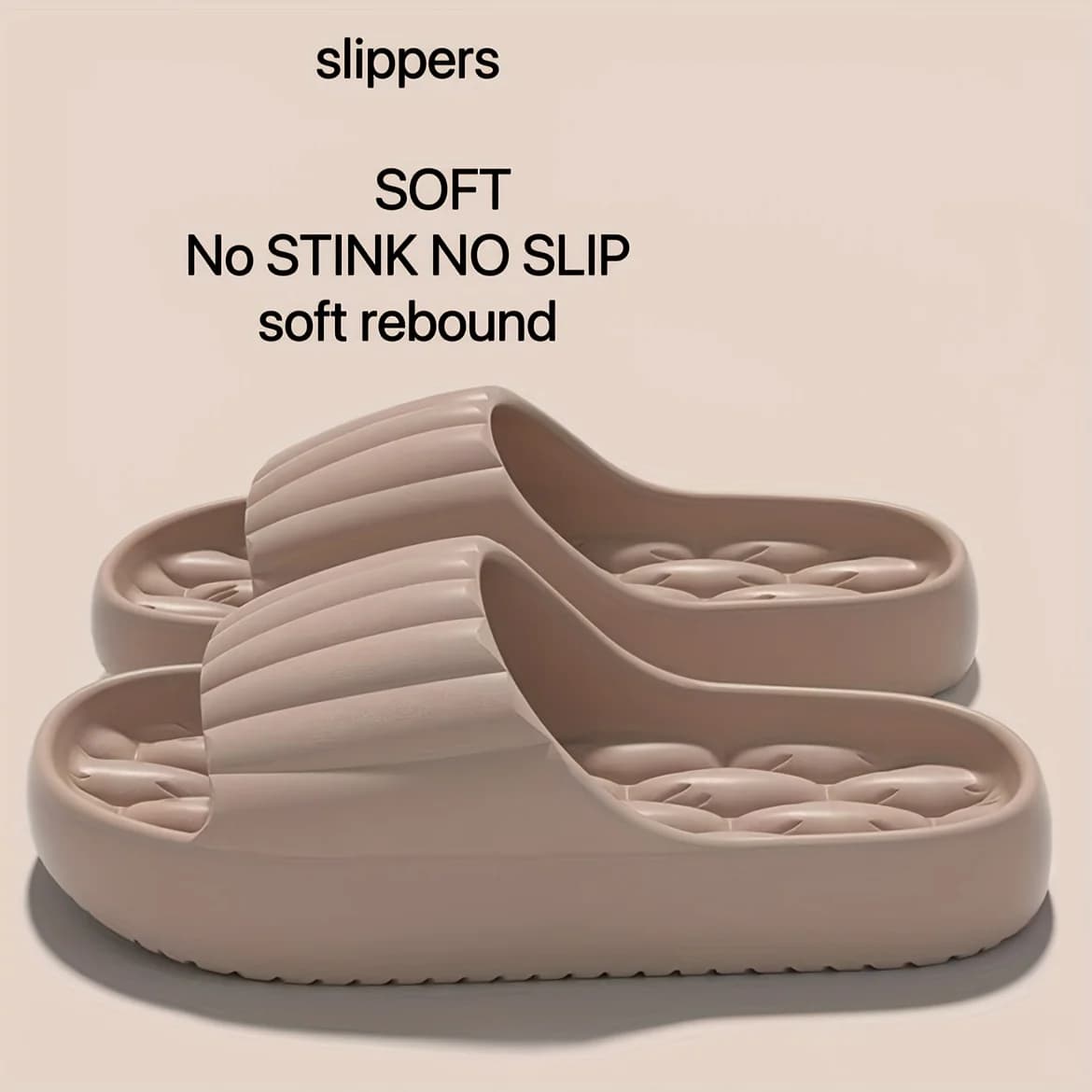 Slippers Women's EVA Slide Slippers - Soft Comfortable Non-Slip Indoor/Outdoor House Shoes， Washable All-Season Design