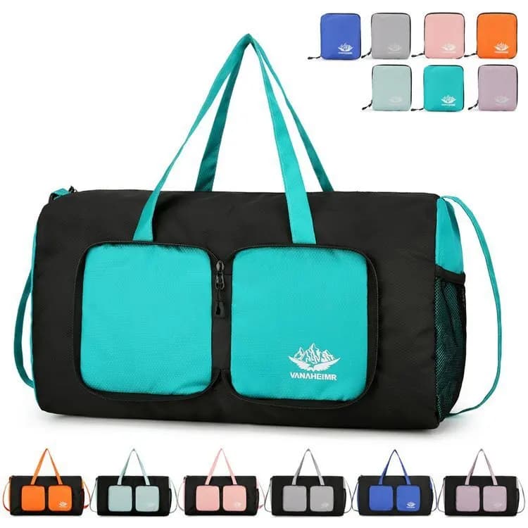 New travel folding bag for men and women with large capacity, lightweight, casual, multi-functional