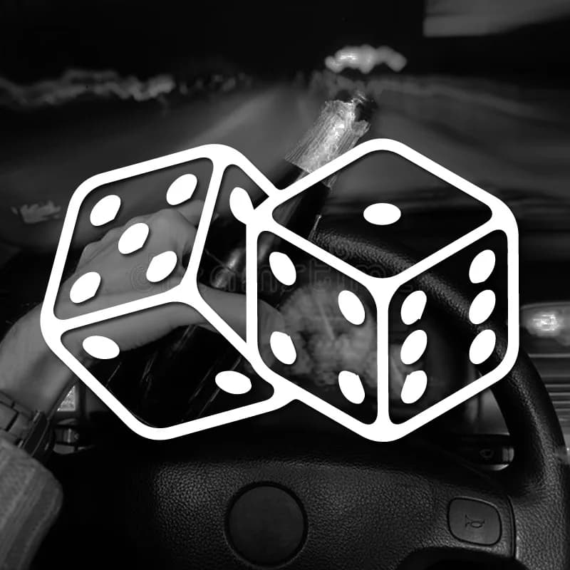 DICE Stickers，cute & funny stickers for you cars truck motorcycles & laptops!