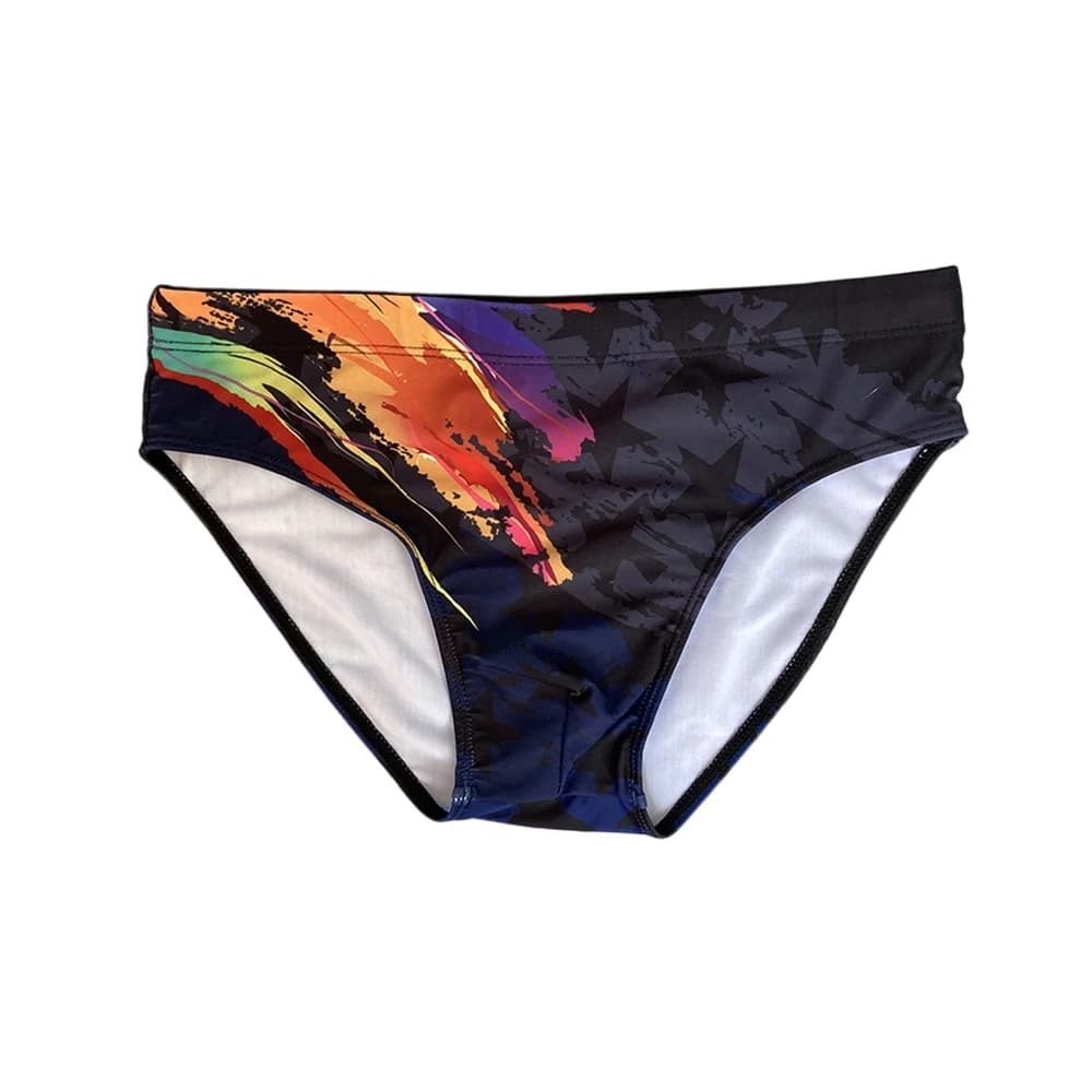 New Swimwear Sexy Low Waist Mens Bathing Swimsuit Quick Dry Pad Push Up Sunga Mayo Trunks Male Sport Beach Surfing Swim Briefs