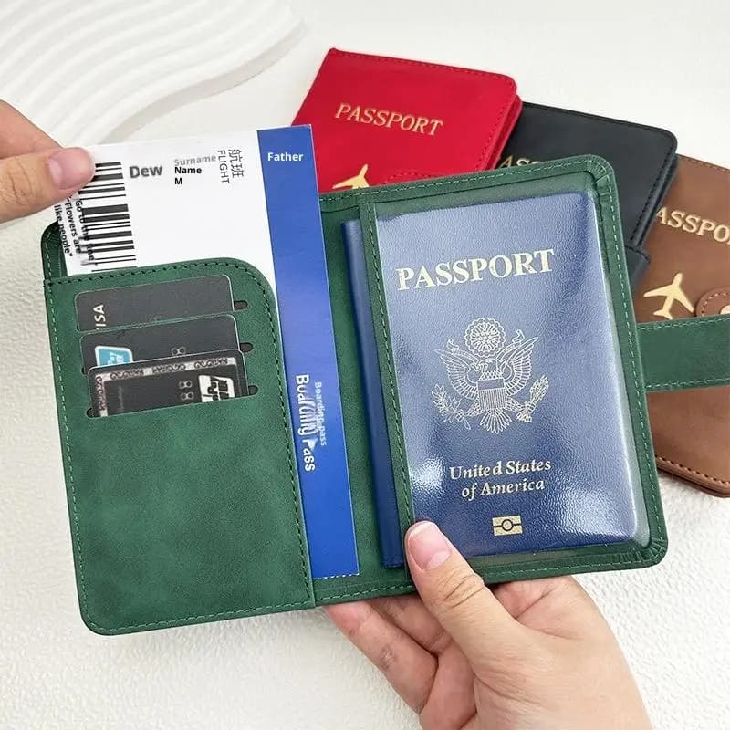 New Waterproof Passport Holder Covers Case Travel PU Leather Credit Card Wallet Cute Passport Book For Women/Men Passport Cover