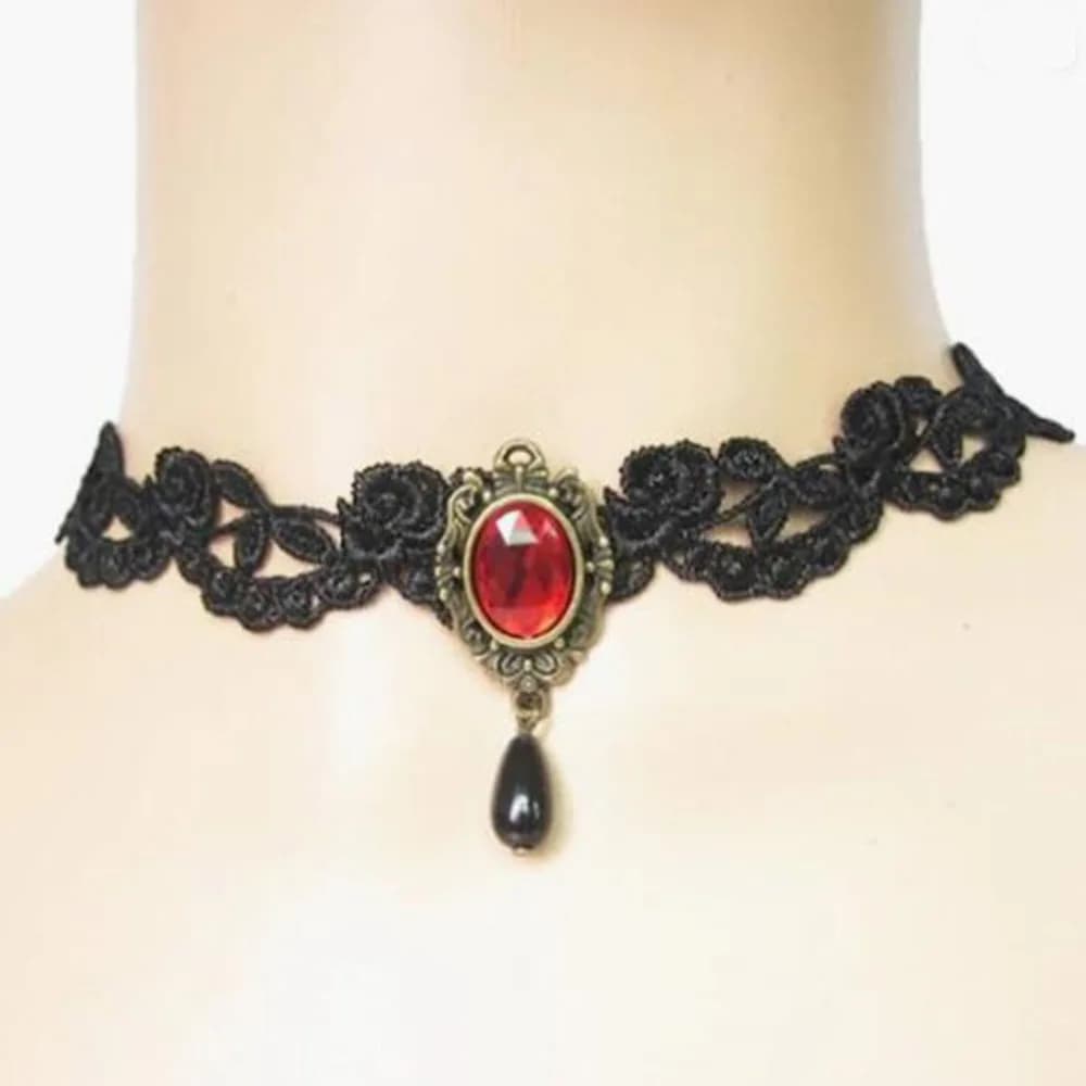 Fashion Black Lace Necklace Lace Sexy Lace Collar Punk Style Personalized Attractive Jewelry Accessories Gift