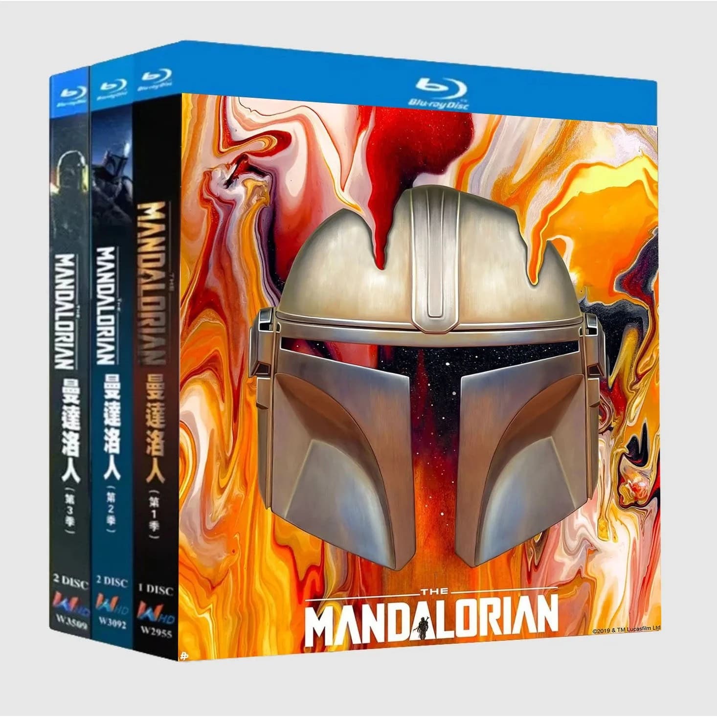 TheMandalorians Season 1-3 BD Movie TV Film 6 Disc All Region New Box Set Blu-ray  High Definition
