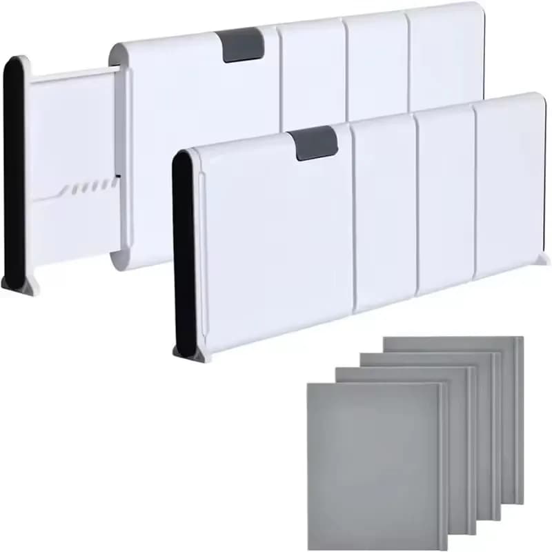Drawer Dividers Organizer Retractable Adjustable Storage Drawer Partition Holder Clapboard Kitchen Organizer Household