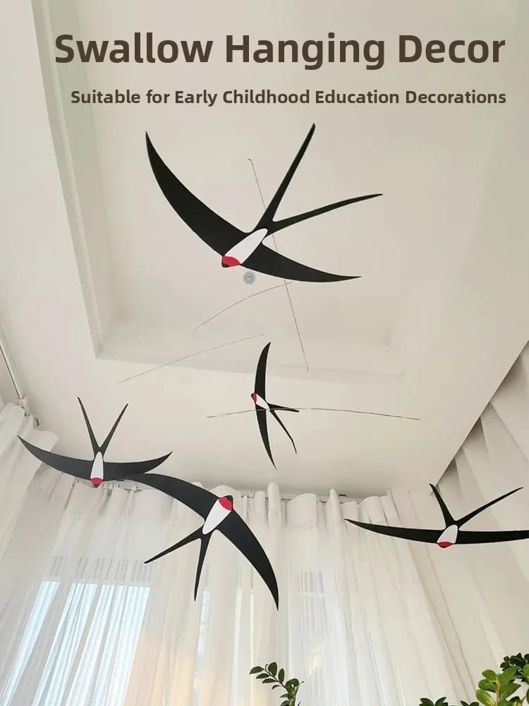 Kindergarten Decorative Materials Classroom Corridor Environment Balance DIY Decoration American Country Style