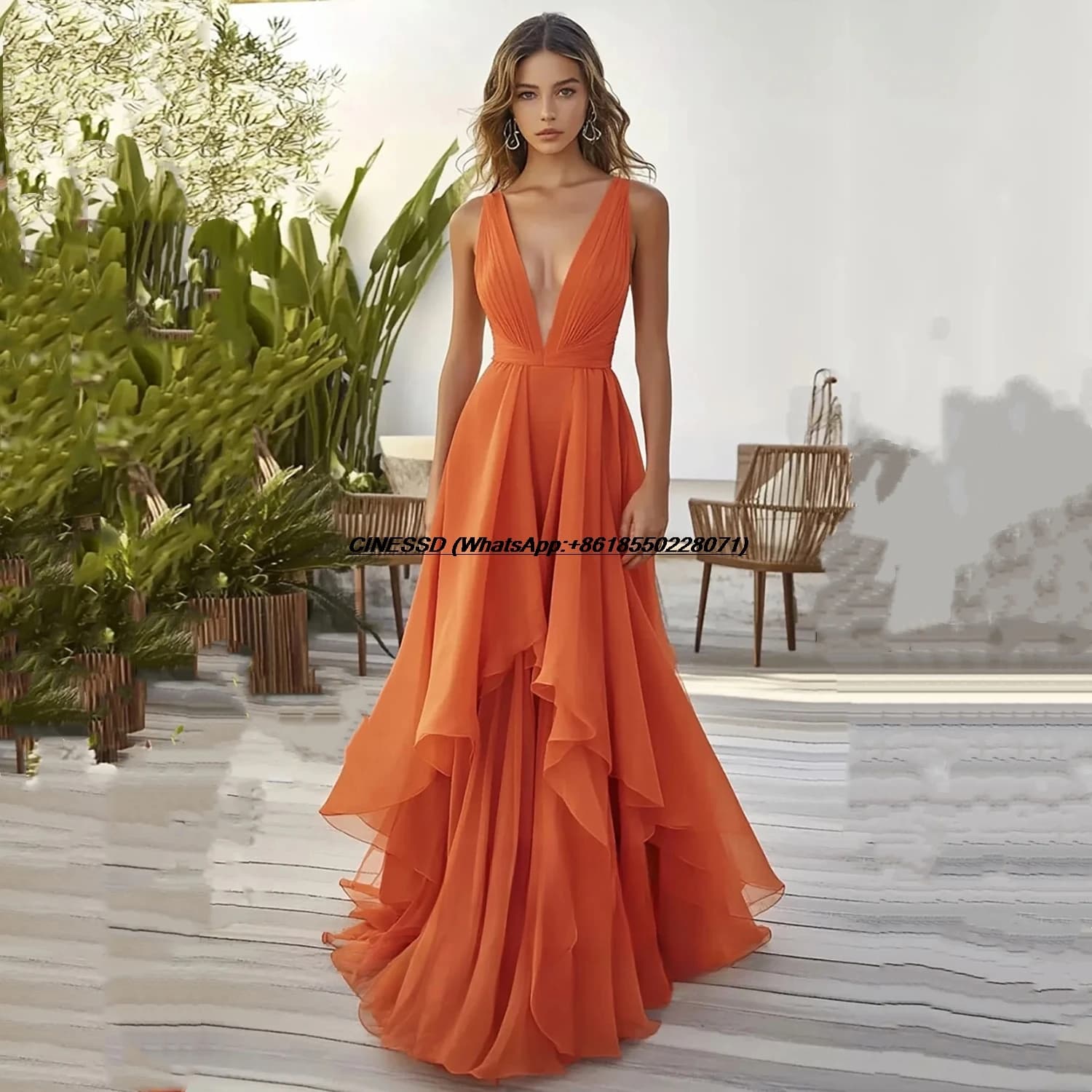 Customized Wedding Guest Dresses Elegant Woman Evening Dresses for Special Occasions Ceremony Gala Dresses Chiffon dresses