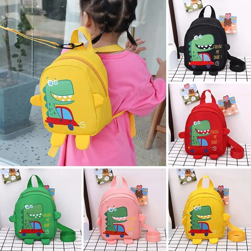 Boys Girls Cute Cartoon Dinosaur Toddler Rucksack Kindergarten Schoolbag Anti-lost Backpacks School Bags