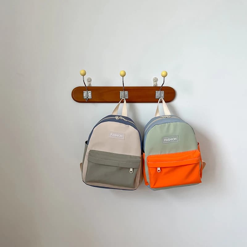 Casual Children's Backpack  New Korean Style Trendy Little Boy Kindergarten Bag Small And Medium Class Baby Double Should...