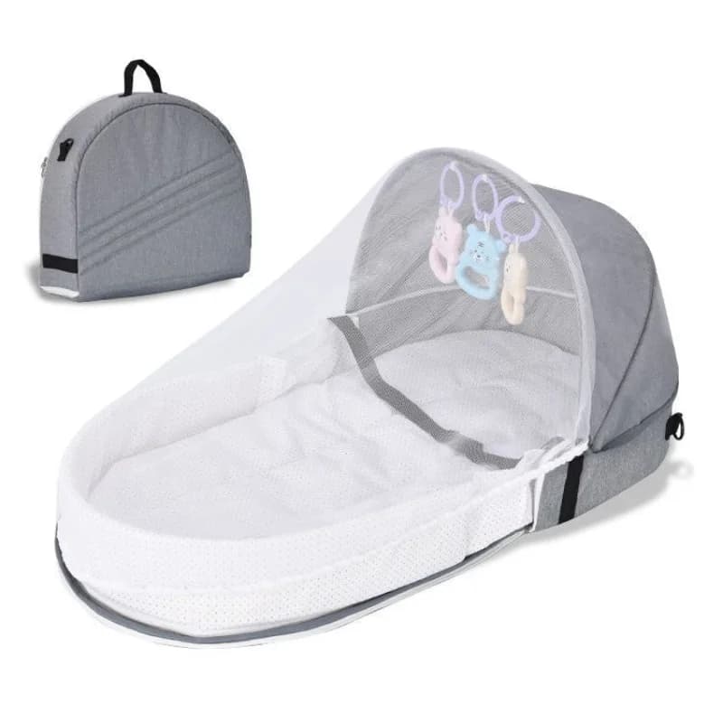 Newborn Baby Isolation Biomimetic Travel Baby Crib Outdoor Convenient Folding Anti Pressure Breathable Baby Crib Middle Bed