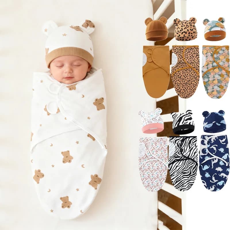 Baby Swaddle Wrap Weiche Kokon Baby Decken Neugeborene Wickelpackung warme Baumwollbaby Bettwäsche Decke