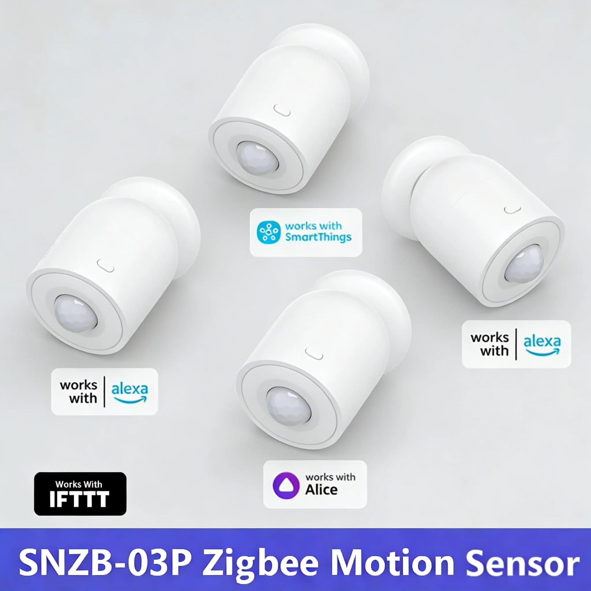 SONOFF SNZB-03P Pro Security Sensor for Intelligent Human Presence Detection and Instant Alerts via eWeLink Alexa Google Home