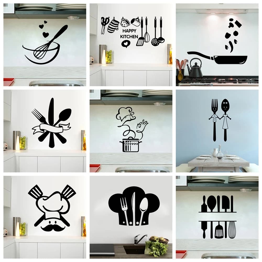 1 pc kitchenwares Wall Stickers Decorative Sticker Home Decor Kids Room Nature Decor Wall Art MURAL Drop Shipping
