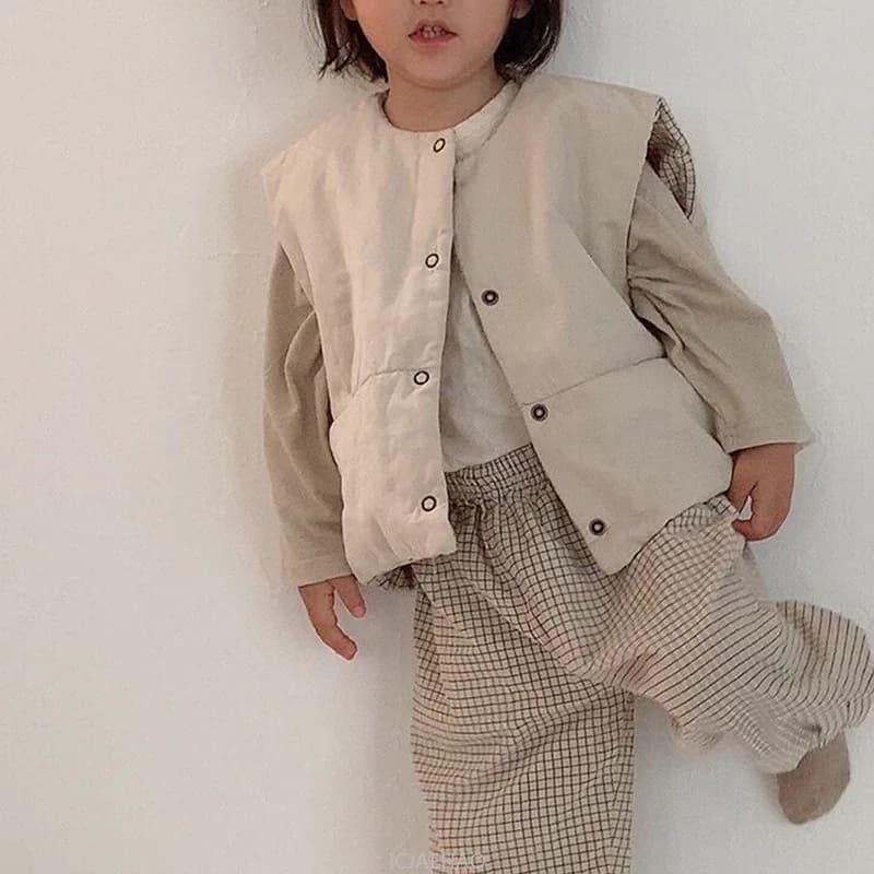 Girls Winter Clothes Boys Sleevless Jacket Toddler Baby Kids Single Breasted Vest Coat Children Outwear  Waistcoats New Autumn